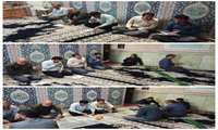 برگزاری مراسم زیارت عاشورا به مناسبت گرامیداشت هفته دفاع مقدس در دانشکده بهداشت