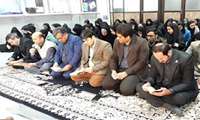 مراسم پر فیض زیارت عاشورا برگزار شد.